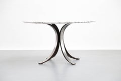 Dining Table by Osvaldo Borsani Carrare Marble Itaian Design Vintage Techno