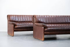 Two De Sede Sofa Design Switzerland DS-85 Leather