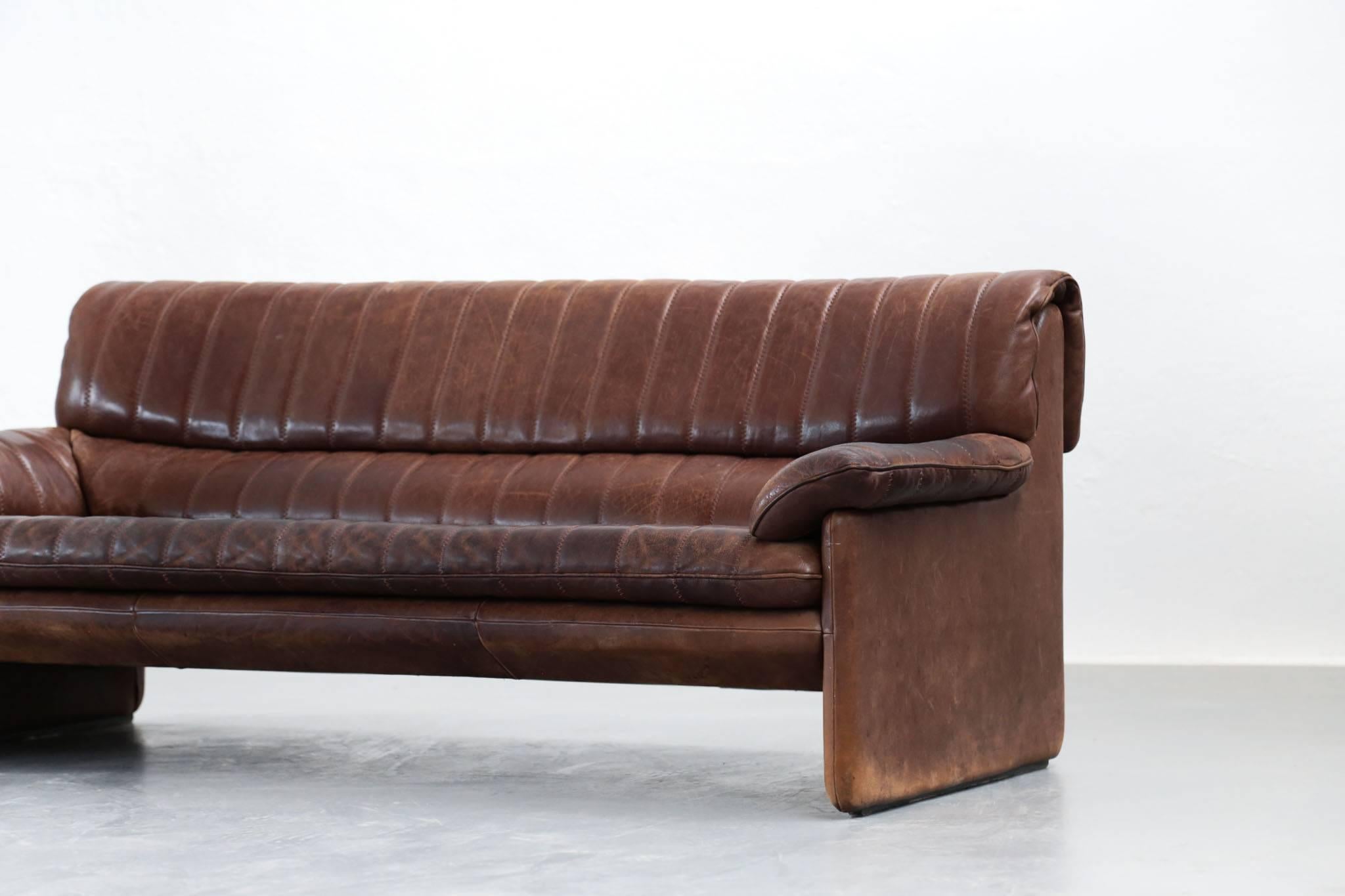 Two De Sede Sofa Design Switzerland DS-85 Leather 3