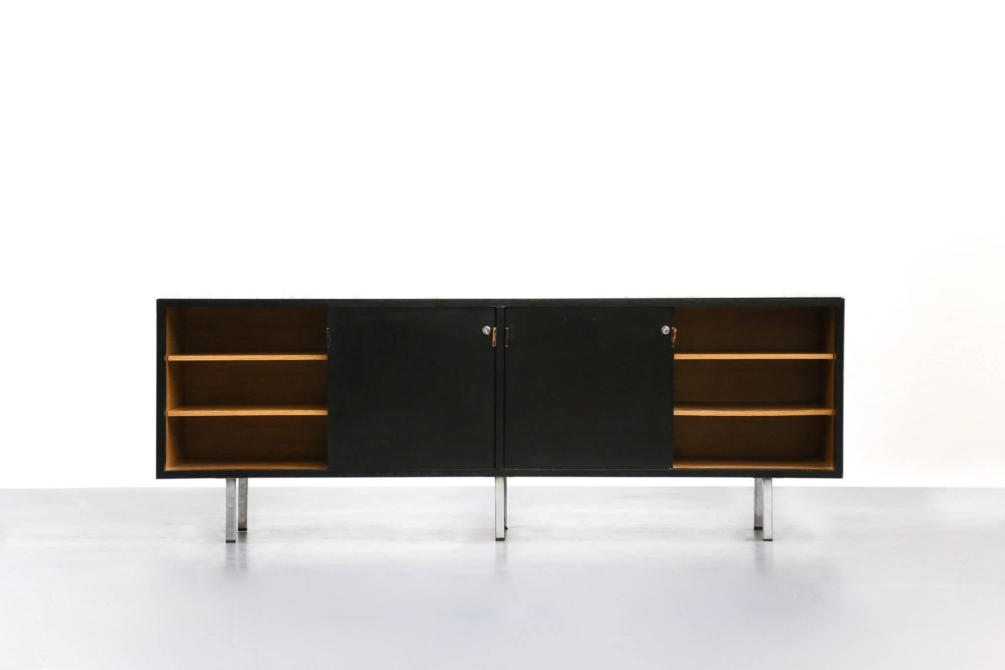 Florence Knoll Sideboard Carrara Marble, 1960s, Midcentury In Good Condition In Lyon, FR