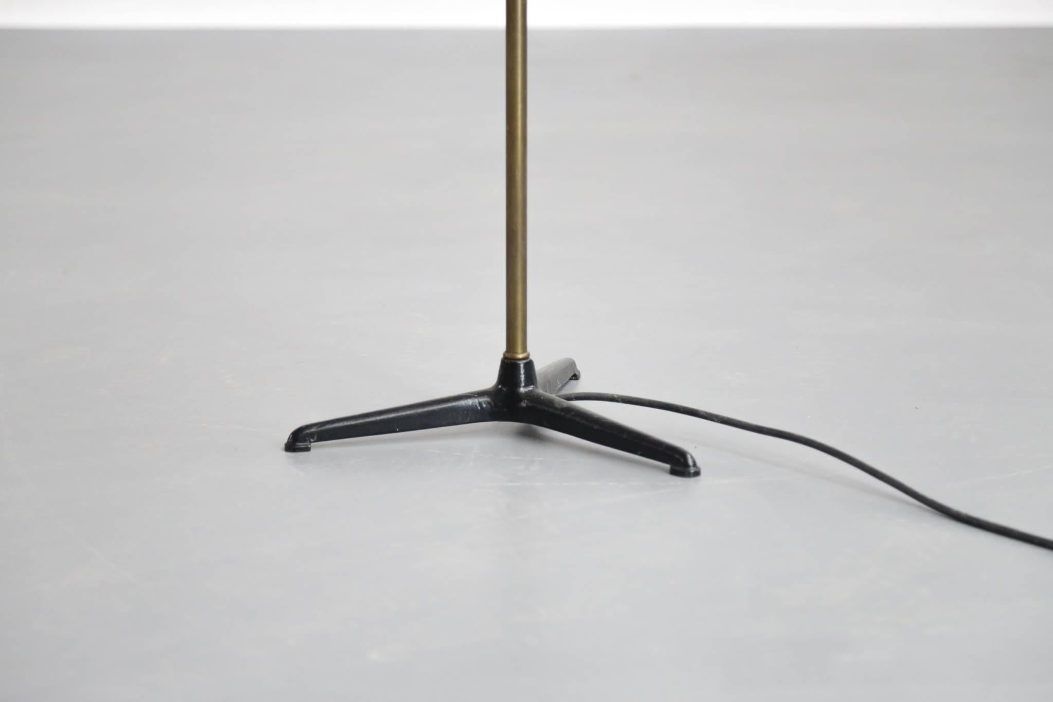Floor Lamp Midcentury Design 1950s Brass Flexible 2