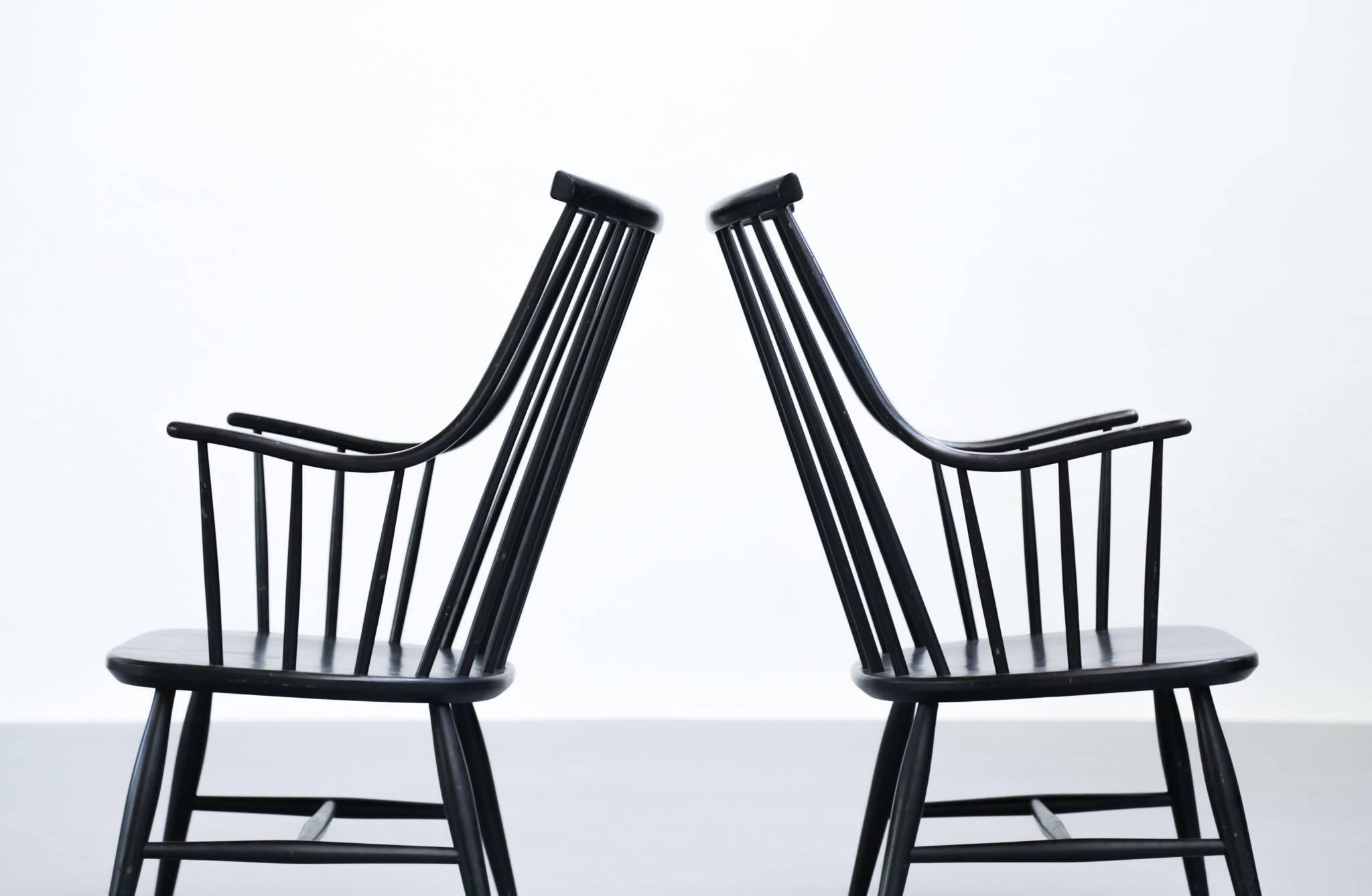 Pair of Lena Larsson Armchairs for Nesto Scandinavian  In Excellent Condition For Sale In Lyon, FR