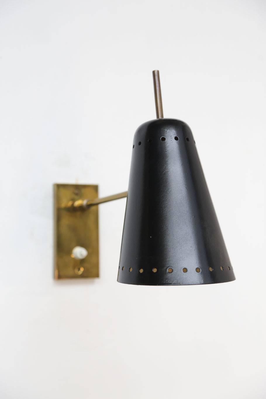 Wall Sconce 1960s, French In Excellent Condition In Lyon, FR