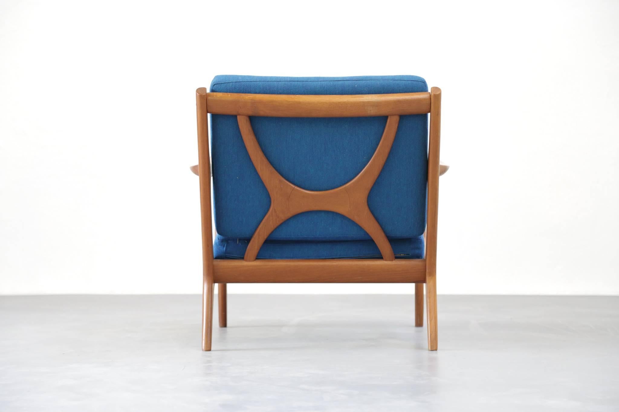 Scandinavian Blue Chair, 1960s 1