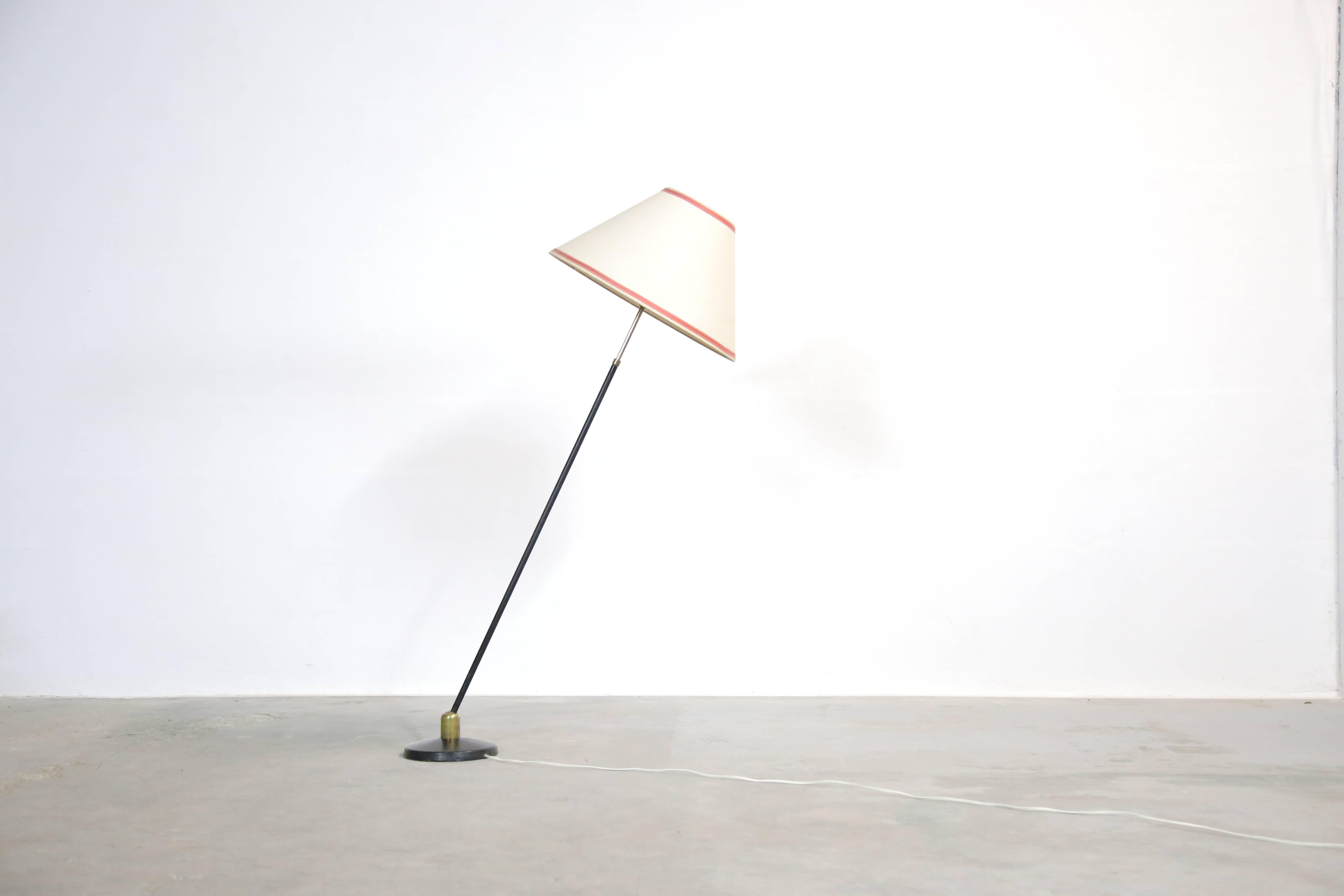 Vintage Floor Lamp Lunel, 1950s In Good Condition In Lyon, FR