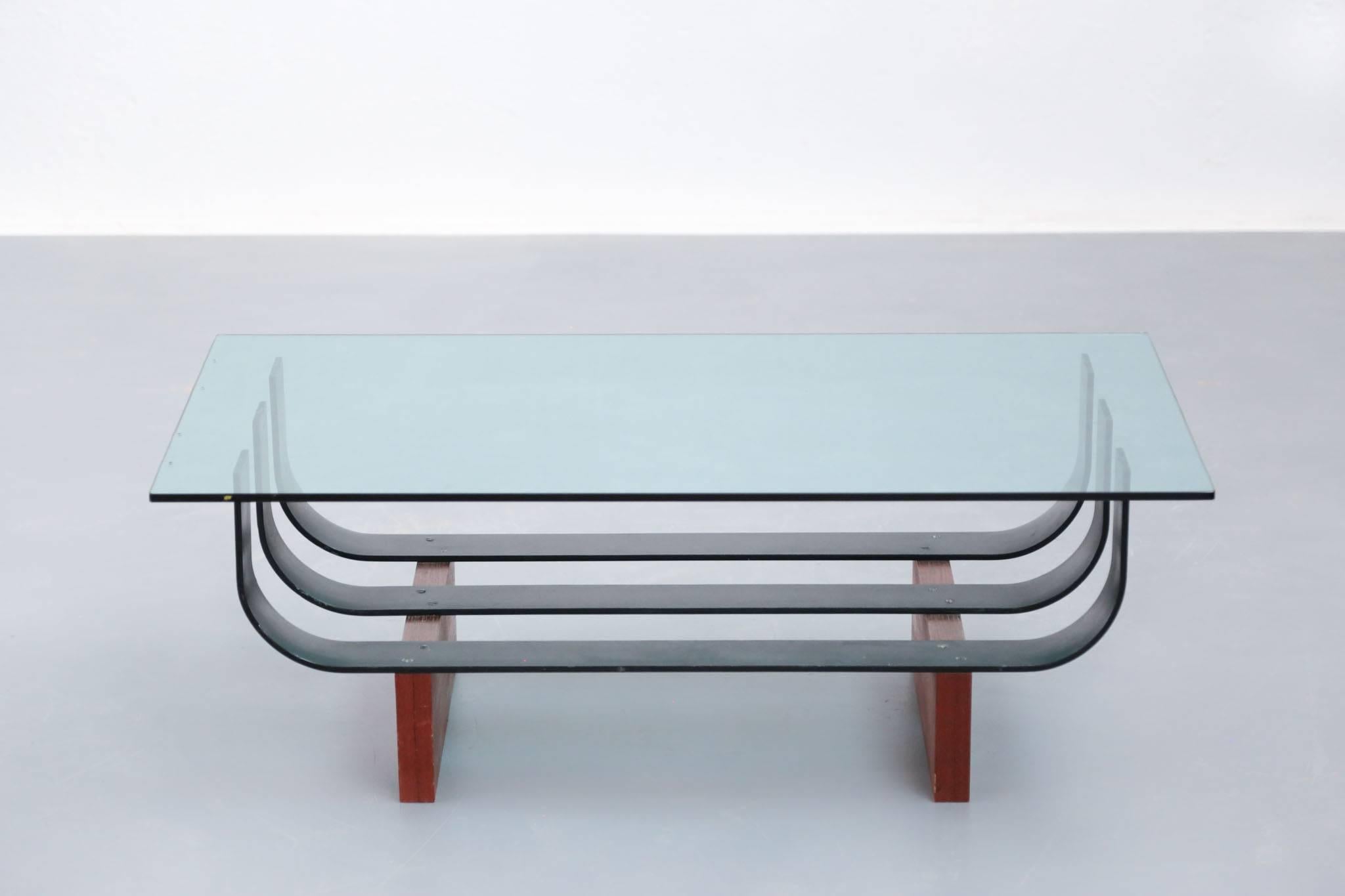 Sofa Table Tempered Glass 1960s Coffee Table 1