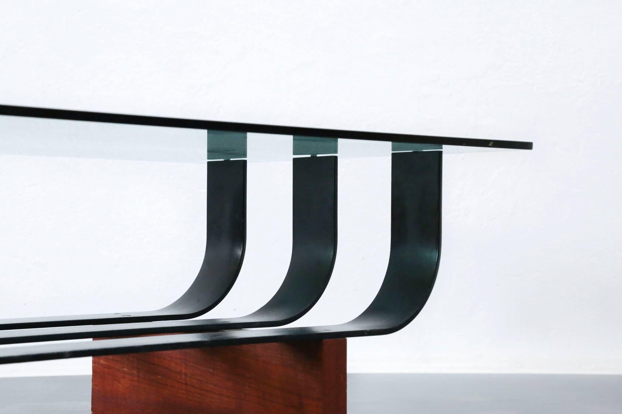 Sofa Table Tempered Glass 1960s Coffee Table 4