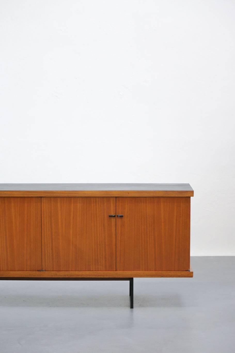 Mid-Century Modern French Sideboard in the Style of Alain Richard, 1960s, Midcentury