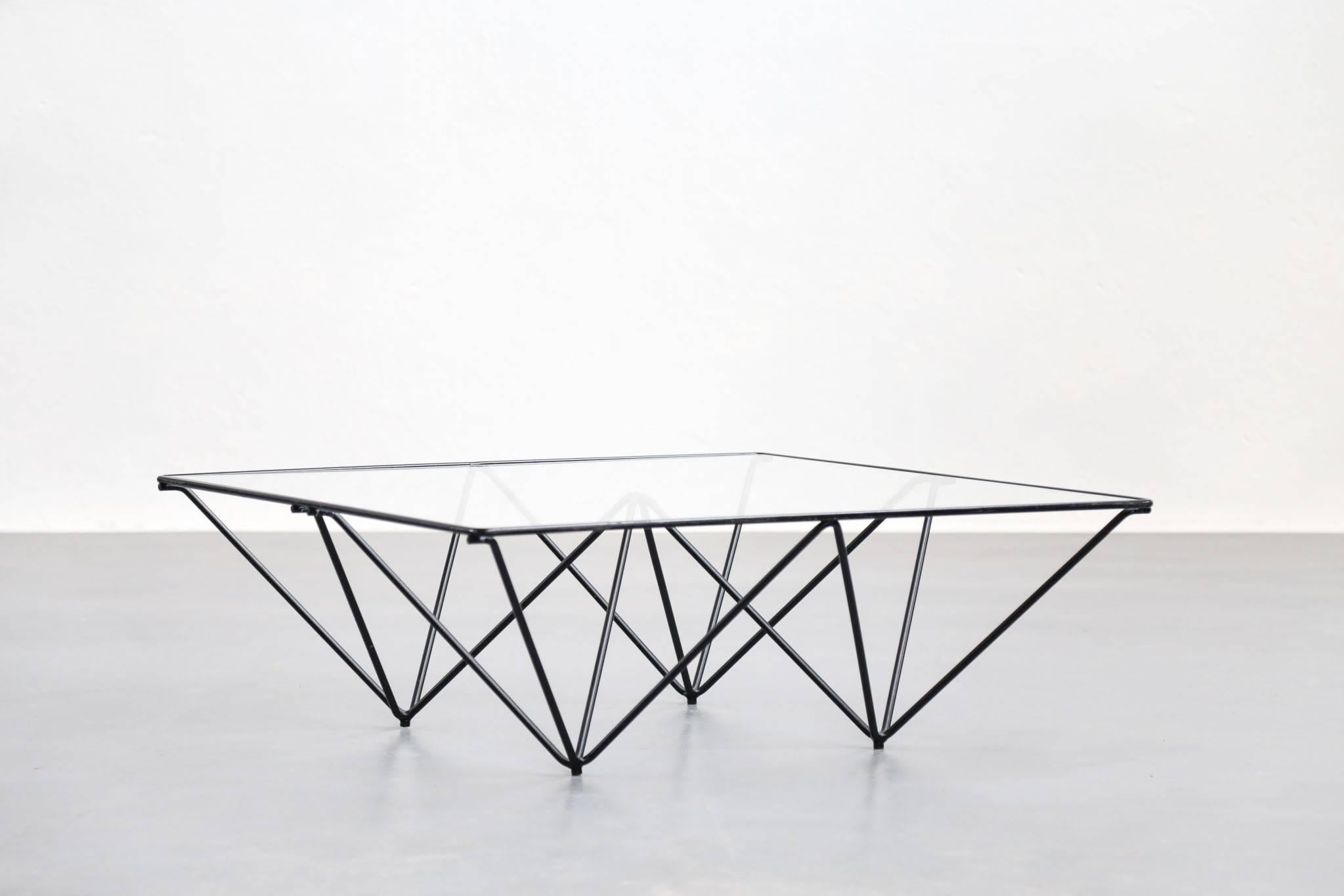 Italian Geometric Alanda Coffee Table by Paolo Piva, 1970s