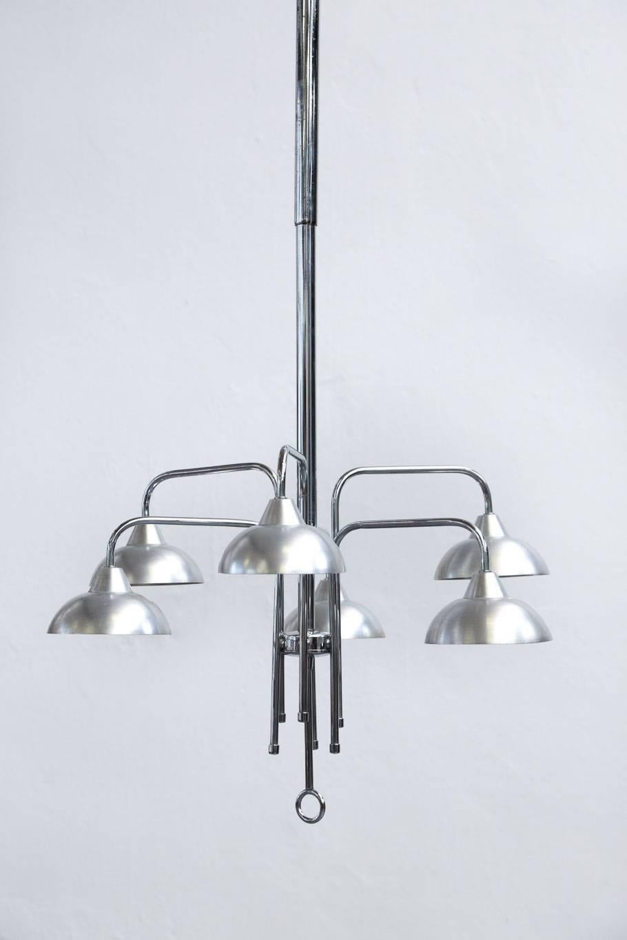 Ceiling lamp pendant, circa 1960s
System up and down telescopic.