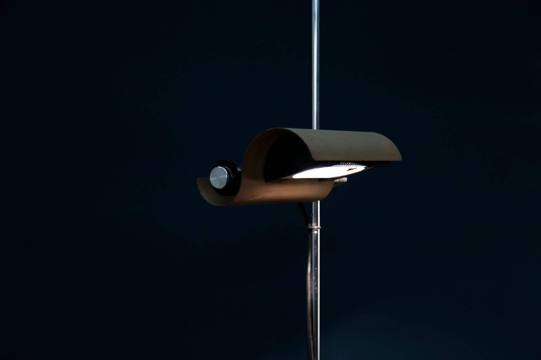 Late 20th Century Vico Magistretti DIM 333 Floor Lamp Design, 1970s