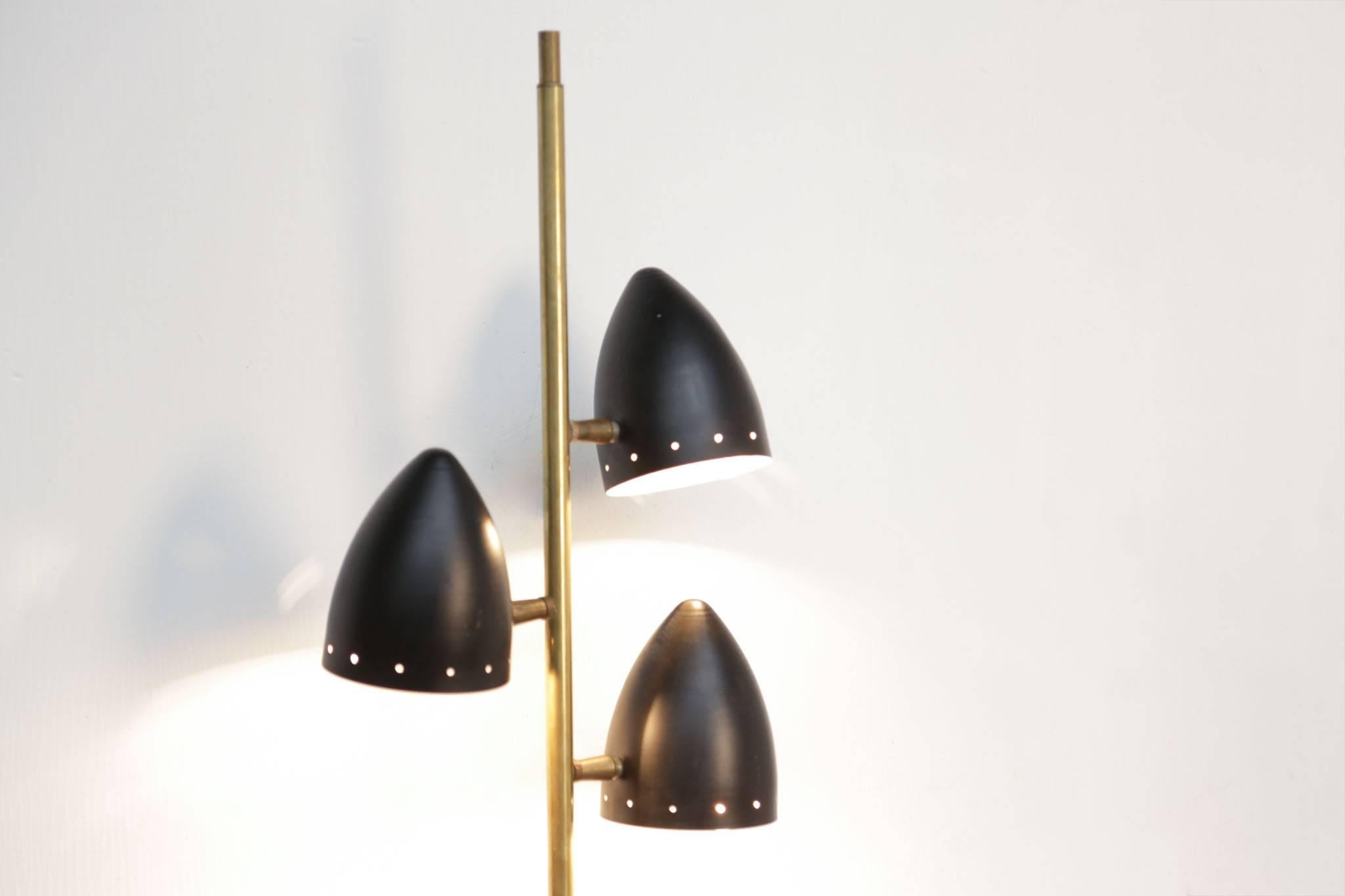 Late 20th Century Italian Wall Light in Stilnovo Style Vintage Design