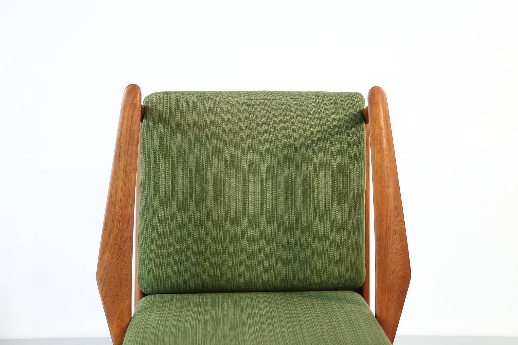 Danish Armchair by Grete Jalk Scandinavian Design Teak 3