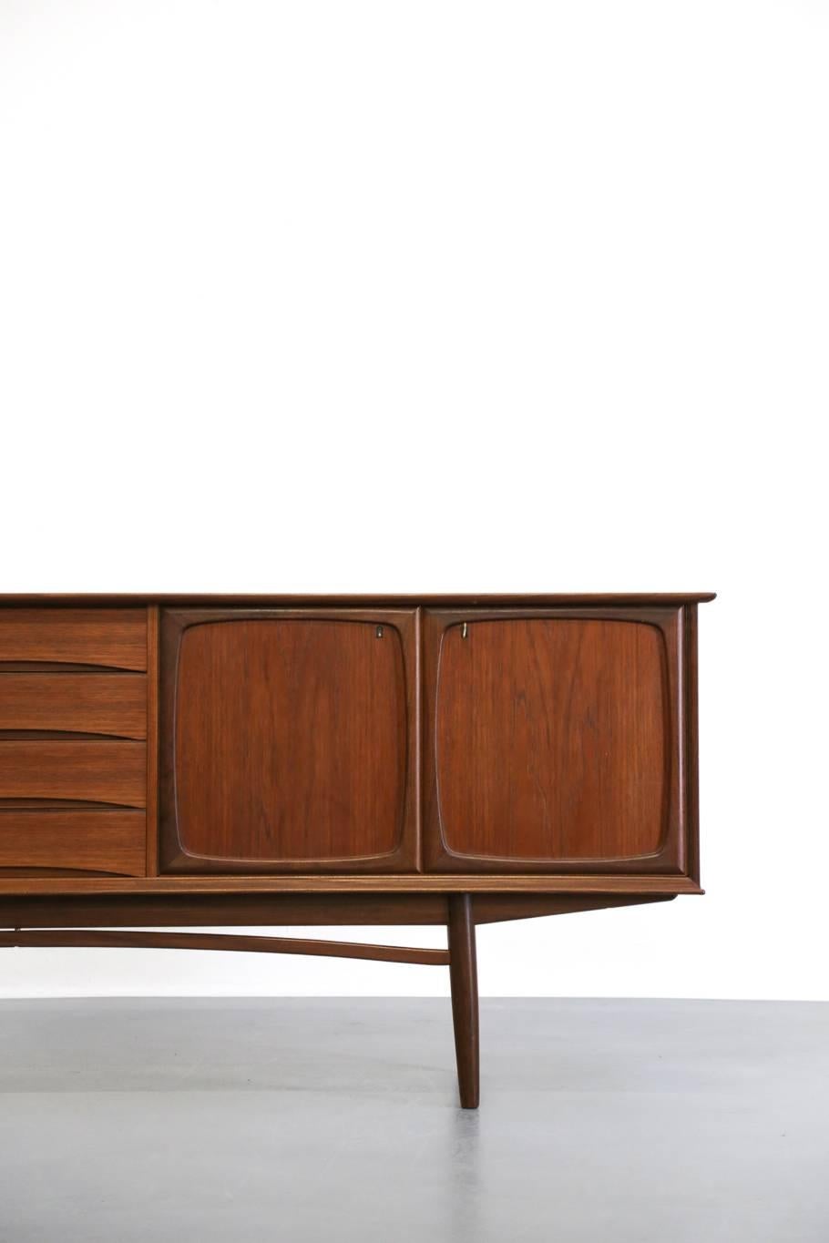 Scandinavian Sideboard by Rastad Reling for Gustav Bahus In Excellent Condition In Lyon, FR