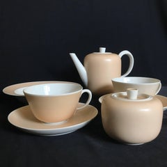 Tea Style Service Gio Ponti G. Gariboldi, Porcelain Richard Ginori Doccia, 1933