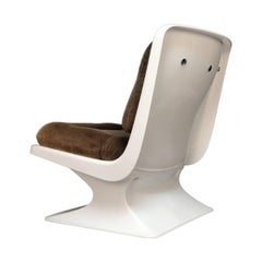 French Design Pair of Lounge Chair by Albert Jacob Grosfillex Space Age, 1970s