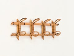 Franco Albini Large Coat Rack in Rattan, Bamboo and Wicker, Italy 1960s