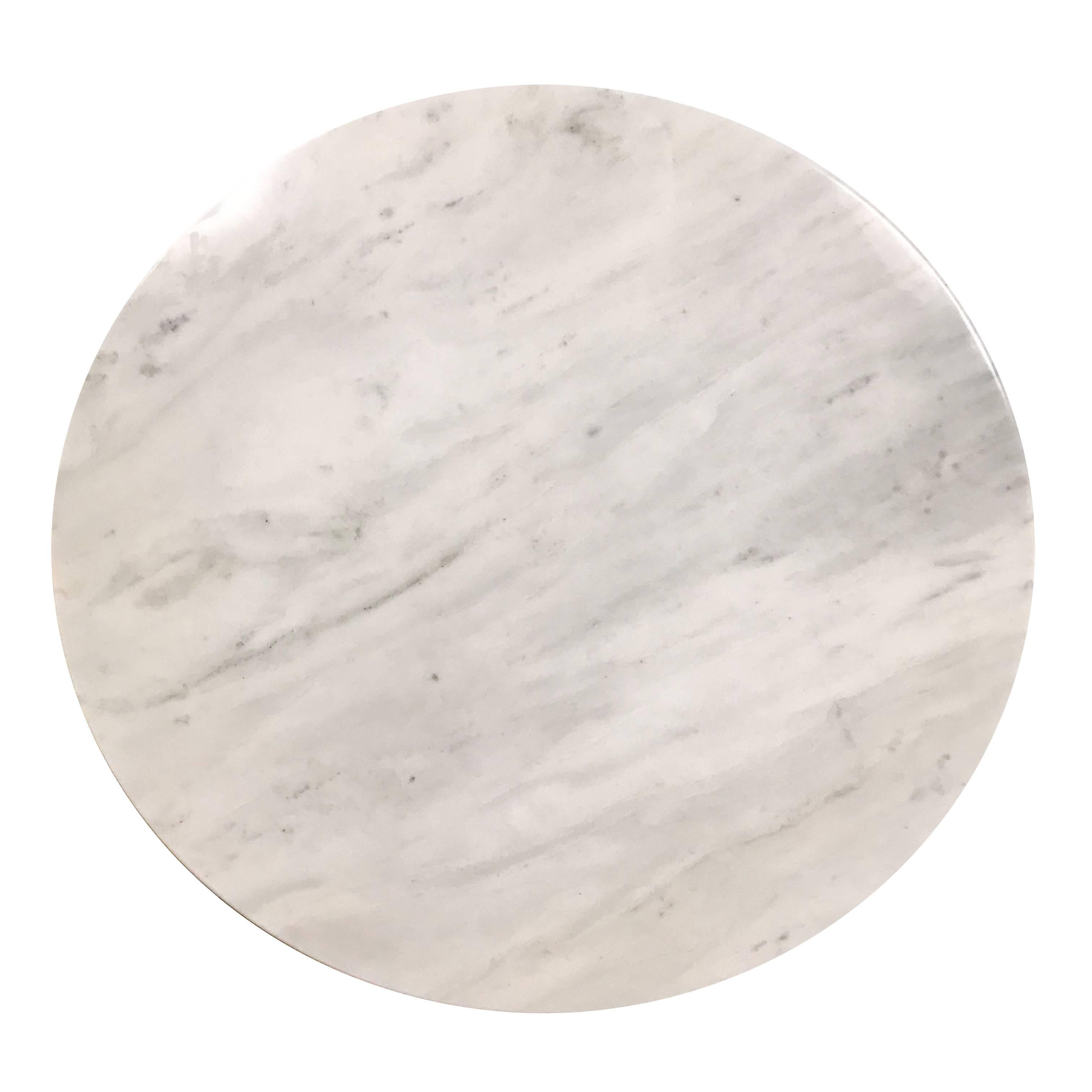 Eero Saarinen Tulip Carrara Marble Dinning Table by Knoll International 172-173 4