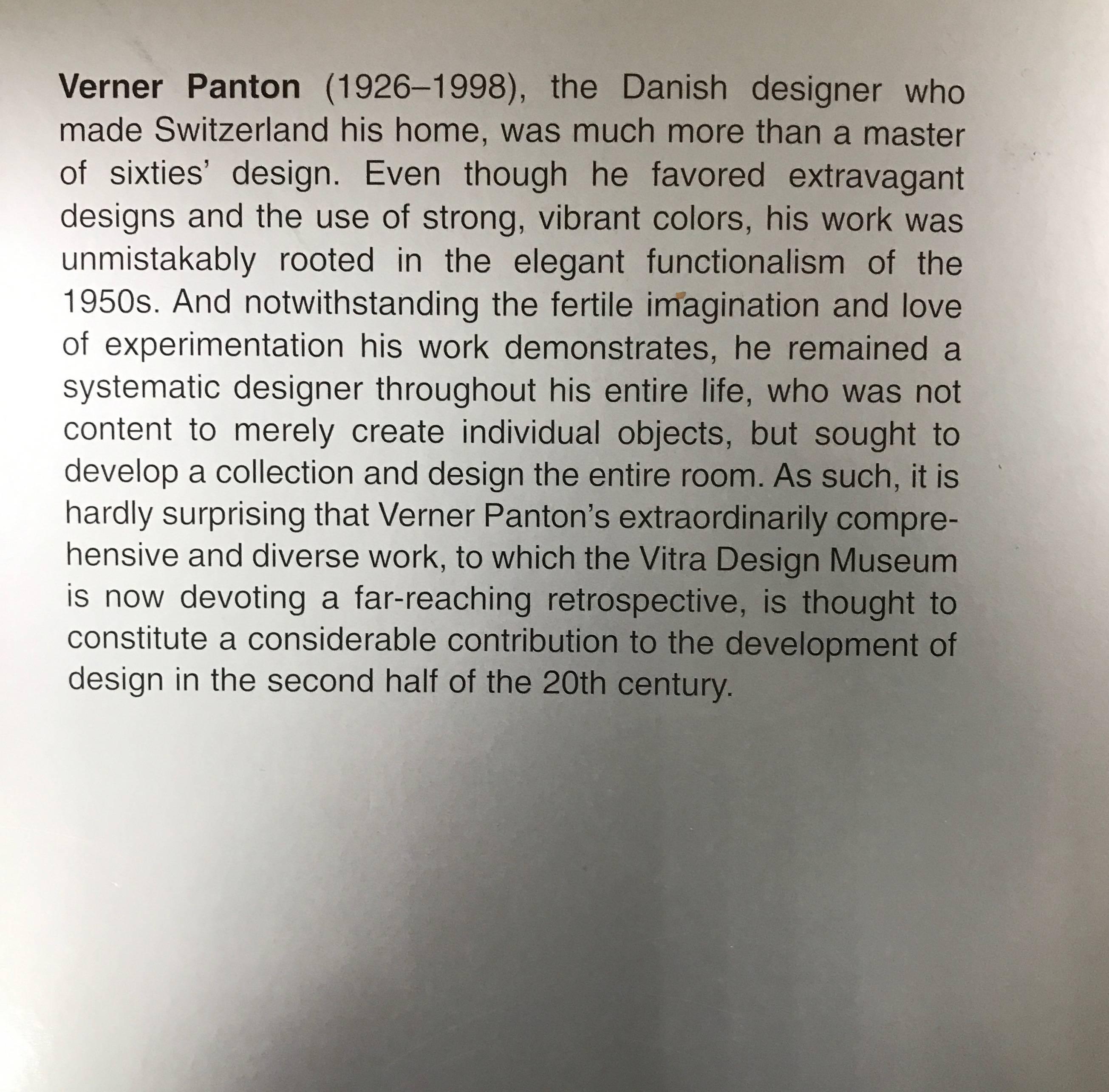 Verner Panton Fun 1 Shell Lamps Chandelier with Frame of Chromed Steel Lighting In Good Condition In Roma, IT
