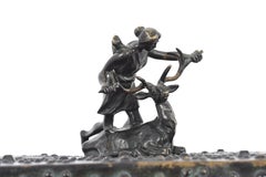 Bronzetruhe aus der Zeit um 1900:: signiert Friedrich Gornik:: Österreich:: 1877-1943