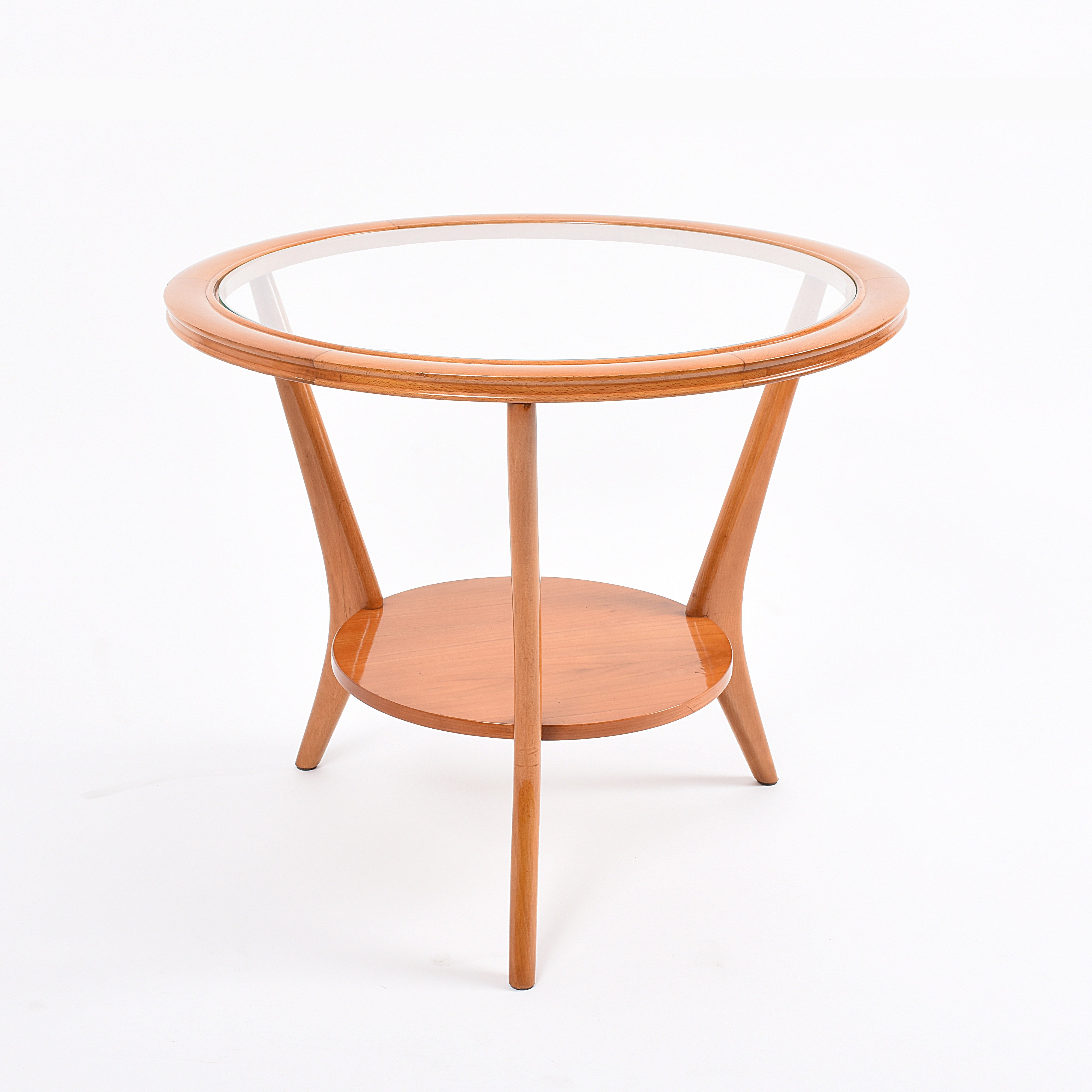 Italian Coffee Table Attributed To Gio Ponti Gl And Wood Italy Italian Coffee Table Attributed To Gio Ponti Gl And Wood Italy 1950s For At 1stdibs