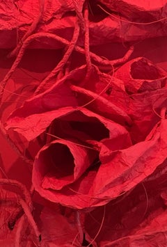 Red Soom, 3D Modern Wall Sculpture, Limited Edition by Kimhan