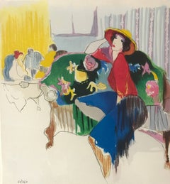 Itzchak Tarkay Hand Signed Numbered Serigraph Lithograph 50/350