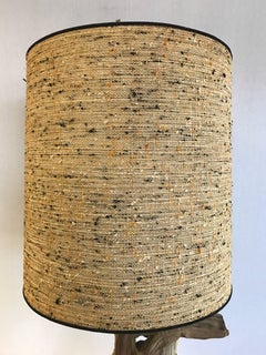 Midcentury Very Tall Driftwood Lamp