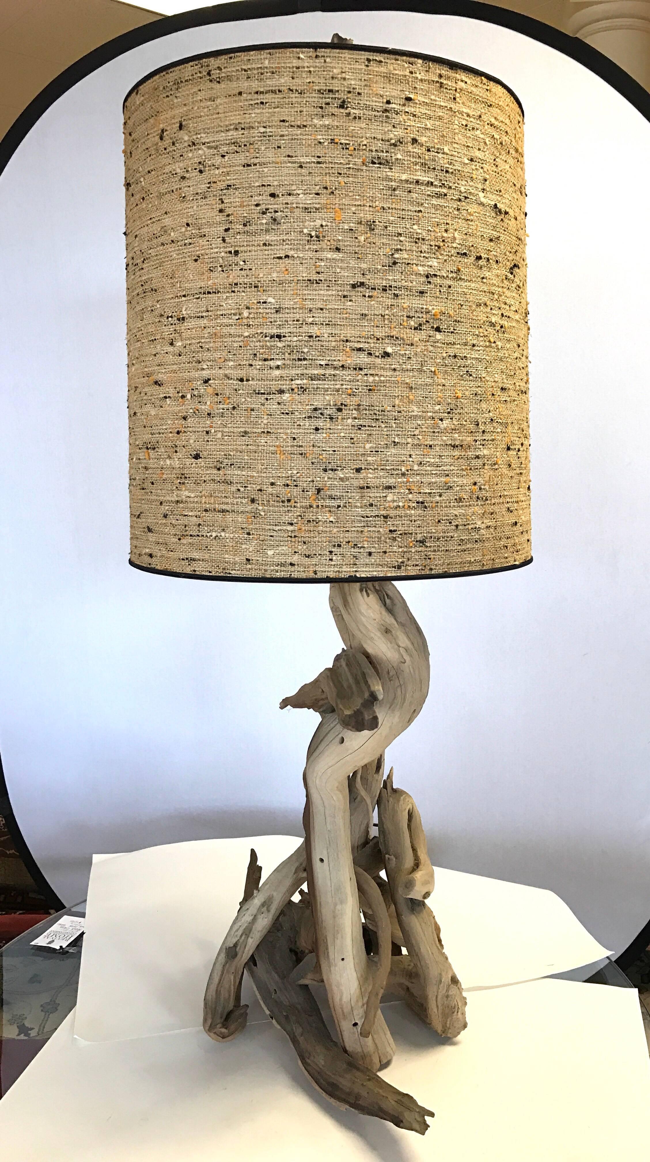 Mid-Century Modern Midcentury Very Tall Driftwood Lamp