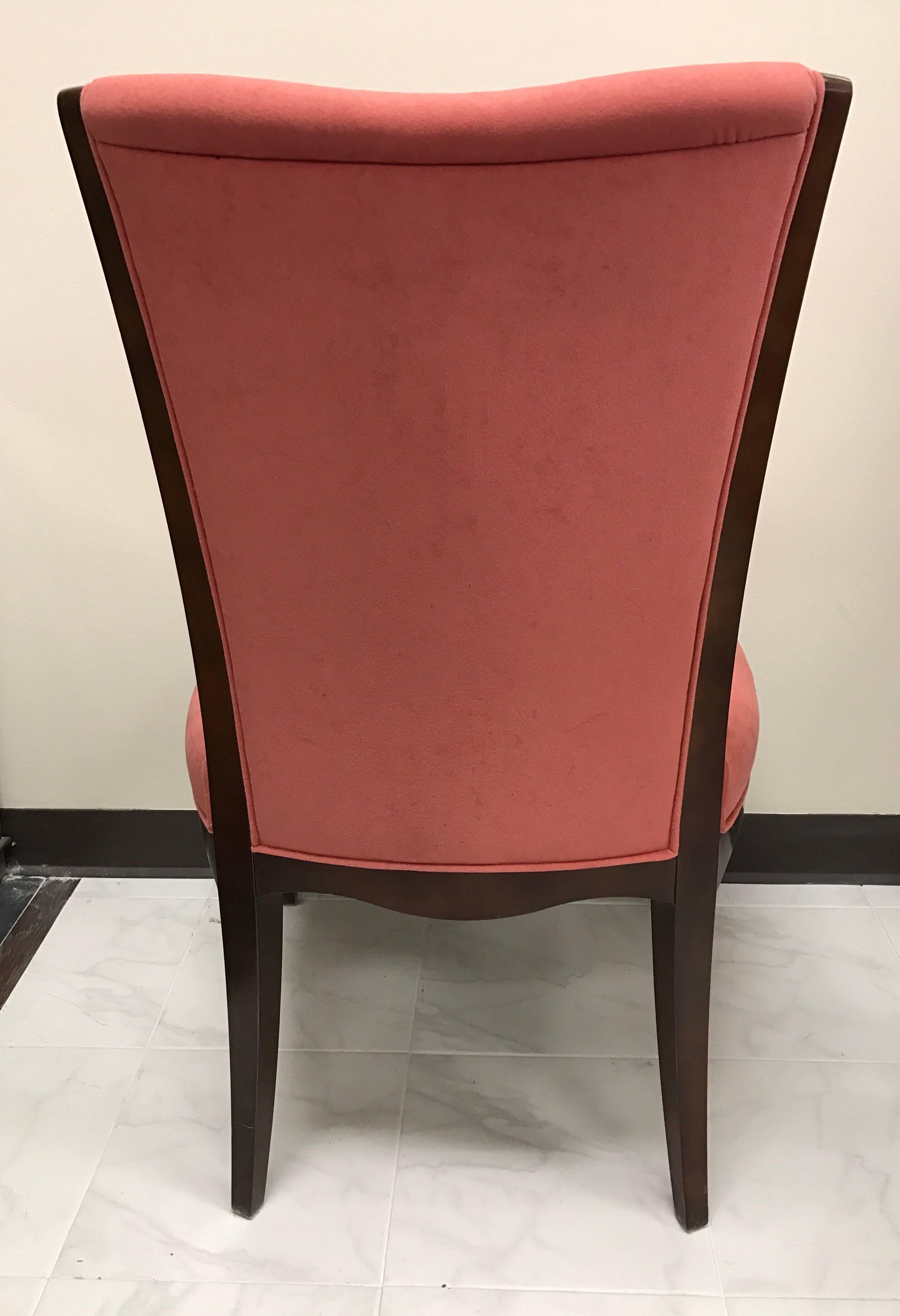 Set of Six Barbara Barry for Baker Furniture Dining Room Chairs In Excellent Condition In West Hartford, CT