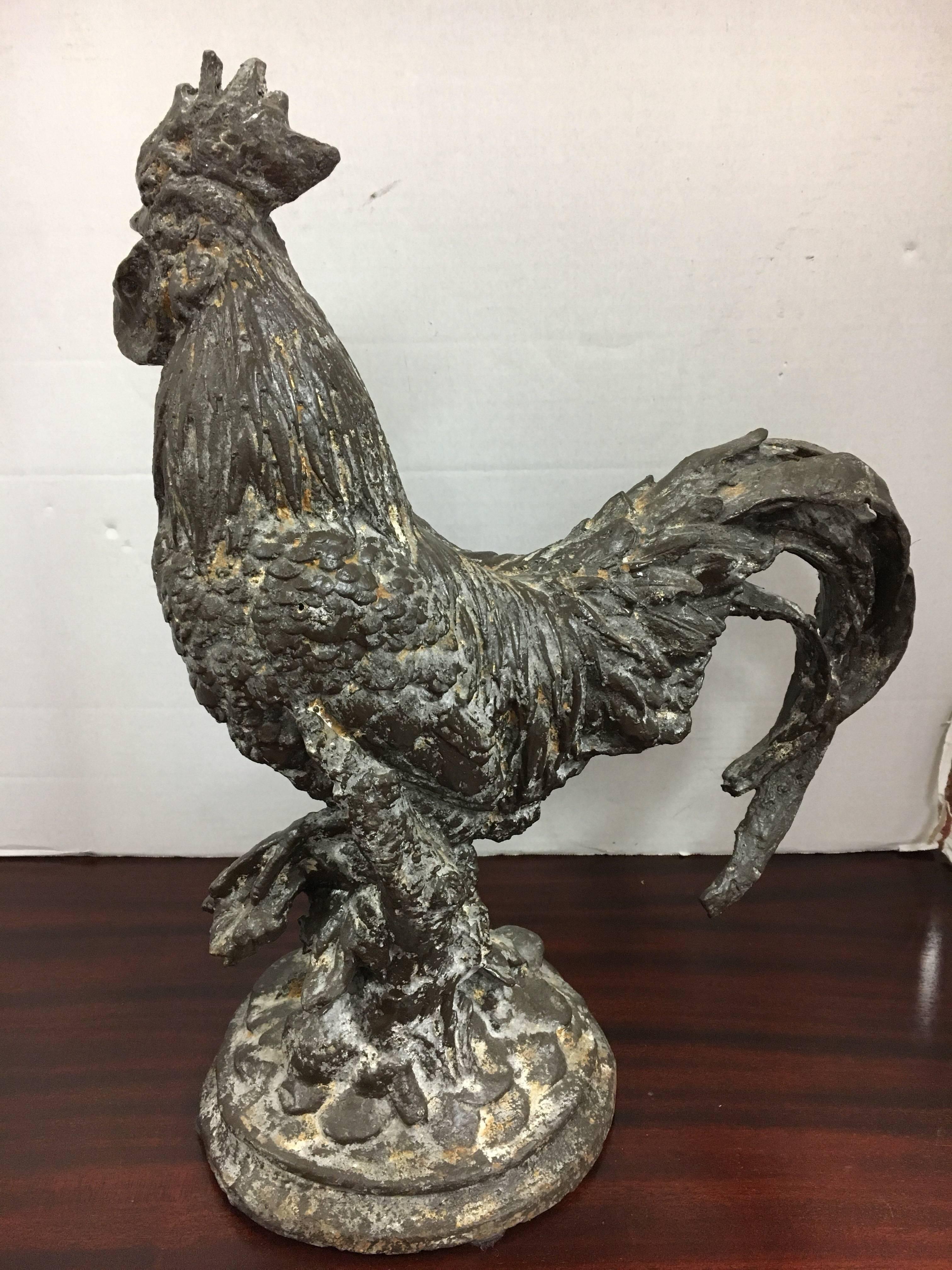 cast iron roosters