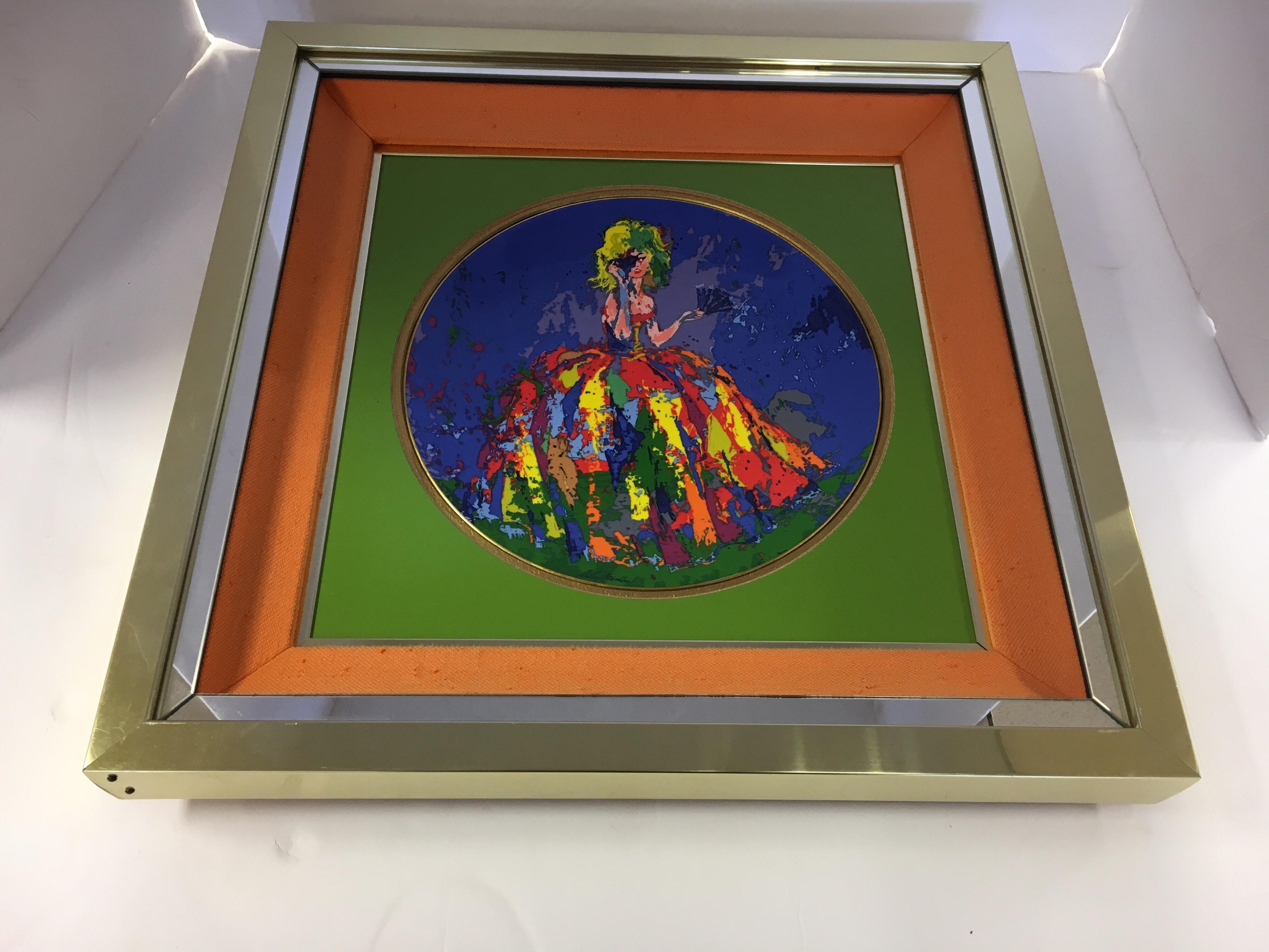 Limited edition rare, in frame, LeRoy Neiman collectors plate, #6113 of 15,000.
Made in conjunction with Royal Doulton but framed in mid century custom frame
at considerable expense.