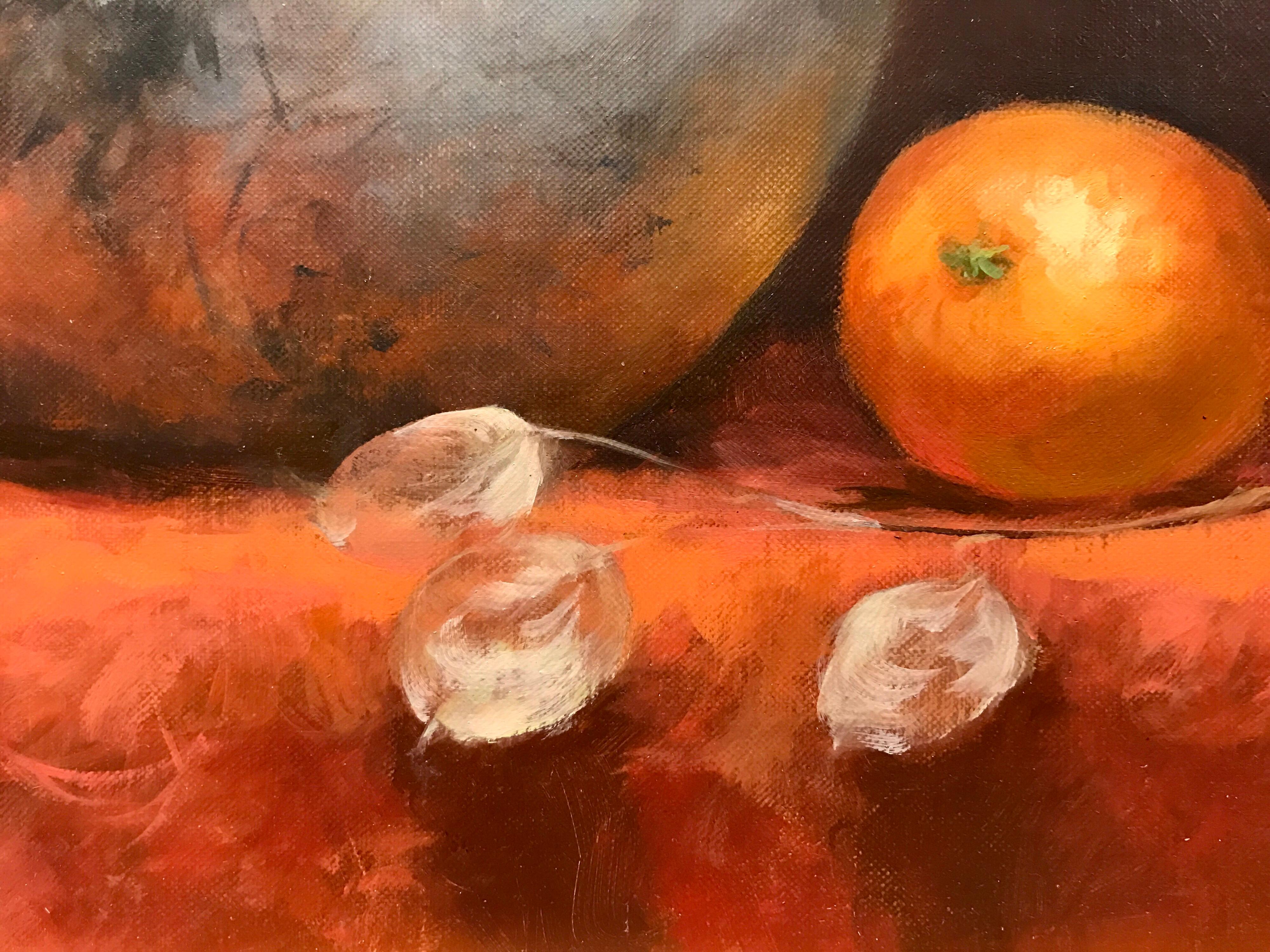 oil painting oranges