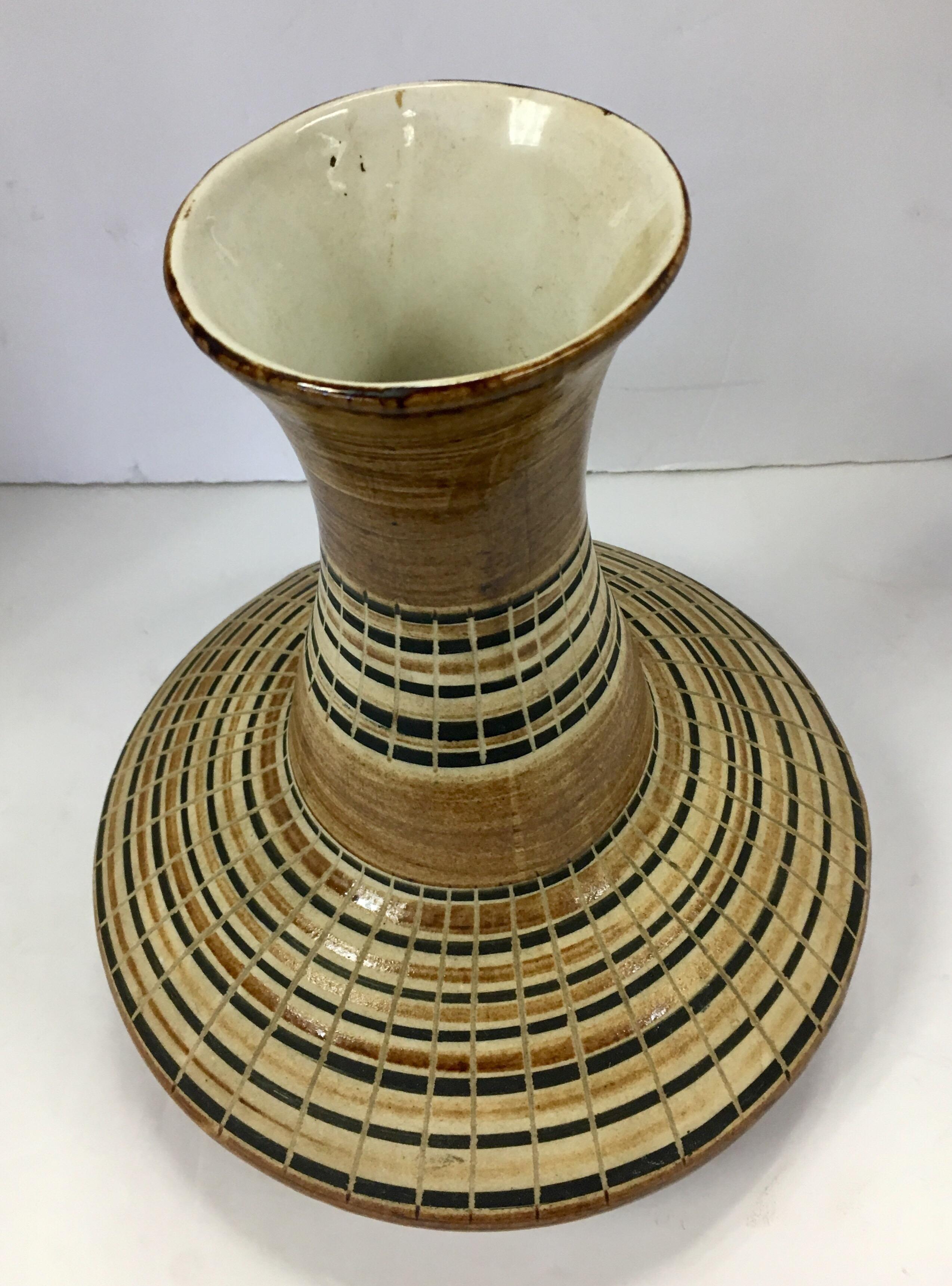 Harsa Studio Israel Mitte des Jahrhunderts Moderne Keramik Vase Urne (Israelisch)