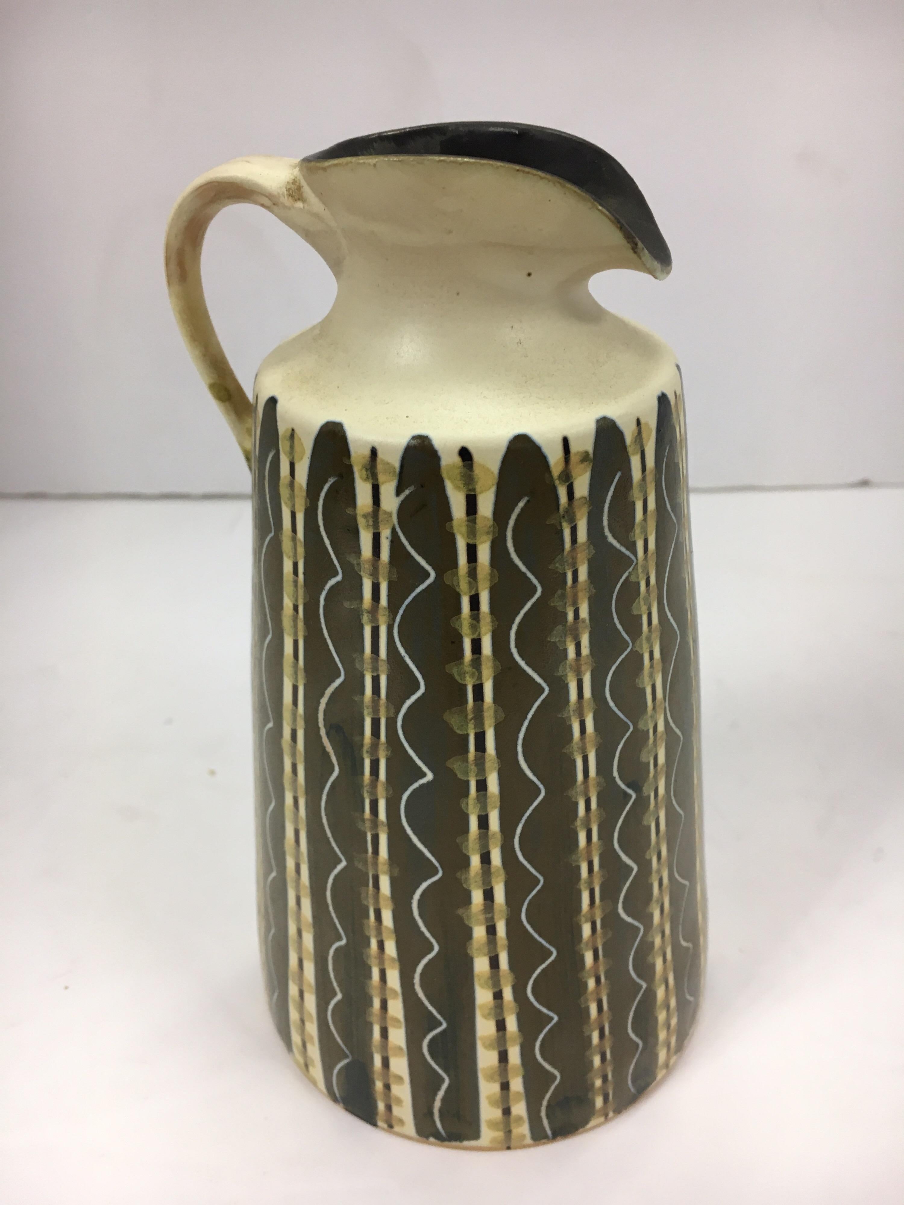 mid century water pitcher