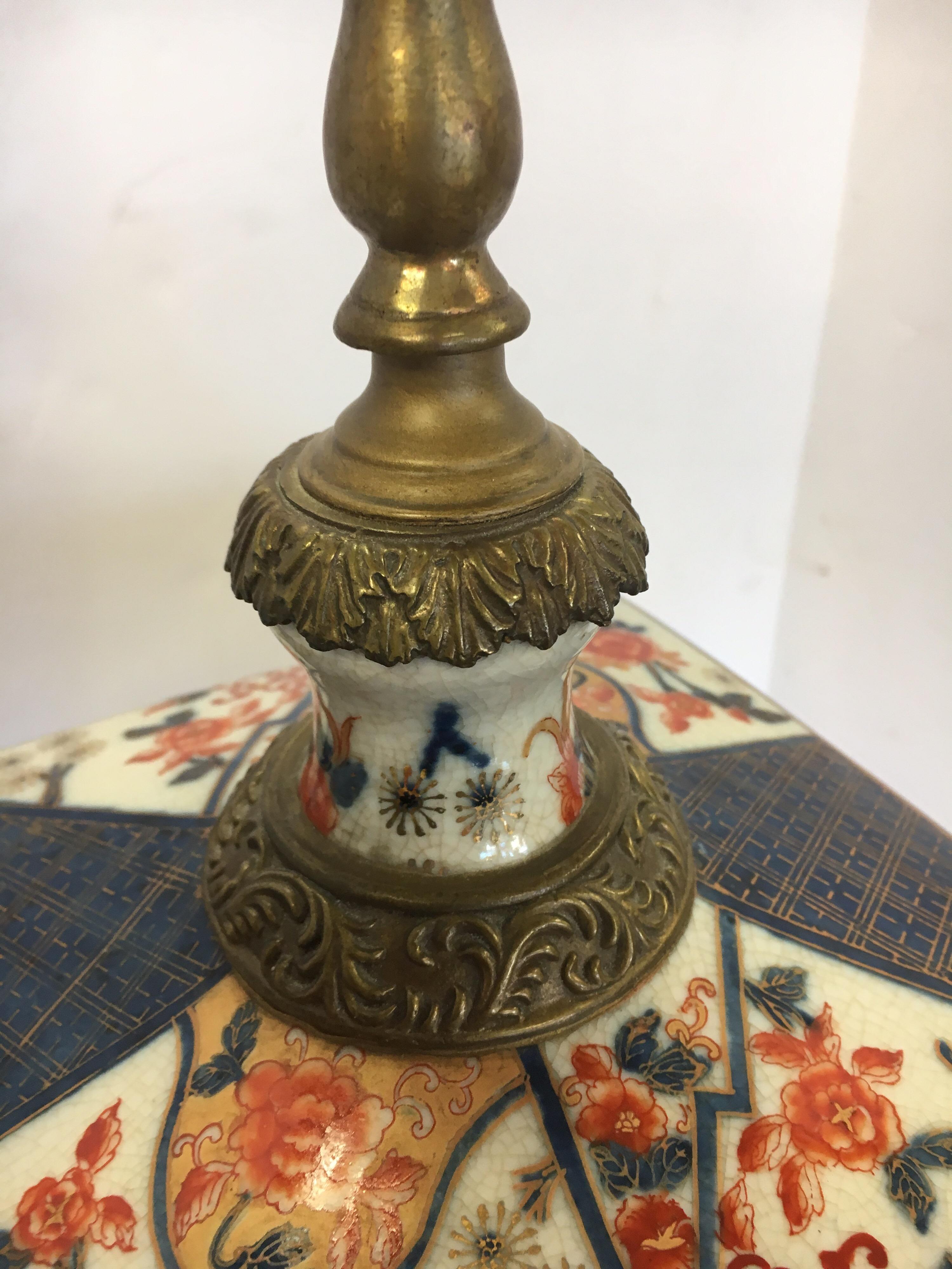 Asian Inspired Porcelain Table Lamp 4