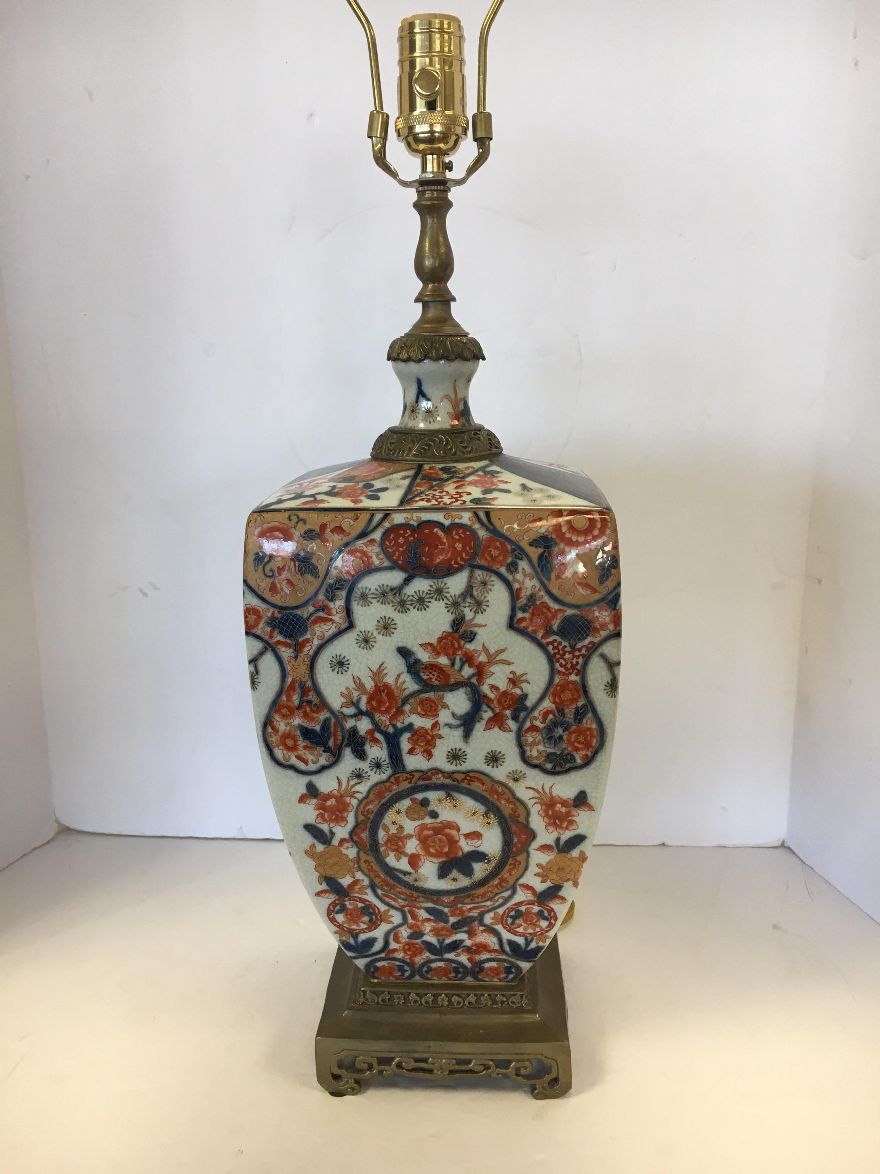 Asian Inspired Porcelain Table Lamp 5