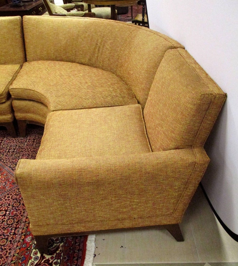 Baker Furniture, Midcentury SixPiece Sectional Sofa For Sale at 1stDibs