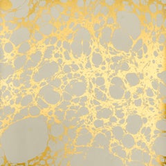 Wabi Cloud Wallpaper or Wall Mural in Gold Metallic
