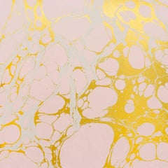 Wabi Lotus Wallpaper or Wall Mural in Pink and Gold Metallic