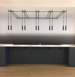 Aurora Eclipse Wallpaper in Black to White Gradient