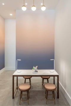 Aurora Heaven Wallpaper in Purple to Peach Gradient