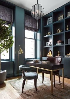 Aurora Peat Wallpaper in Black to Pine Gradient