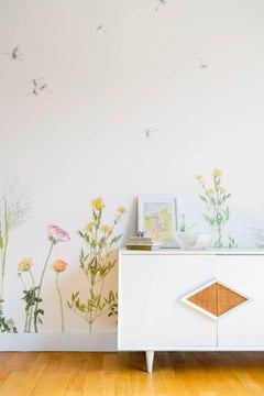 Flora Wildflower Wallpaper or Wall Mural in Matte