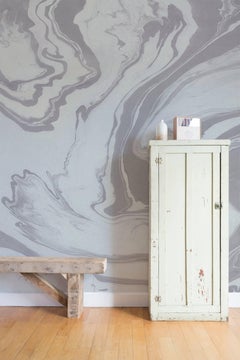 Sumi Salt Wallpaper or Wall Mural in Matte Slate Lines