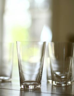 Ensemble de 6 verres vin blancs Deborah Ehrlich en cristal simple souffl la main en Sude