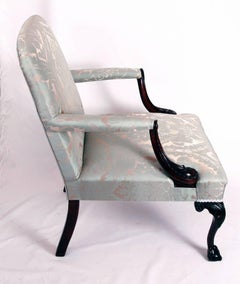 Mahogany Gainsborough Armchair in Chippendale Style
