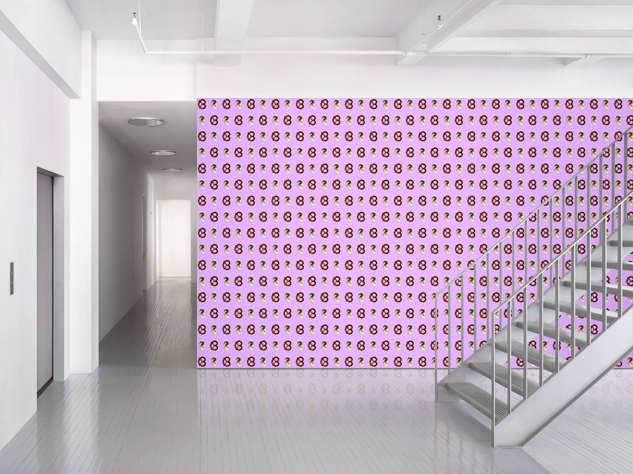 Maharam serpentine galleries wallpaper
Ear/Pretzel by John Baldessari
001

John Baldessari is a conceptual artist based in Santa Monica who uses text and appropriated imagery across painting, print, installation, and video. With deadpan humor,