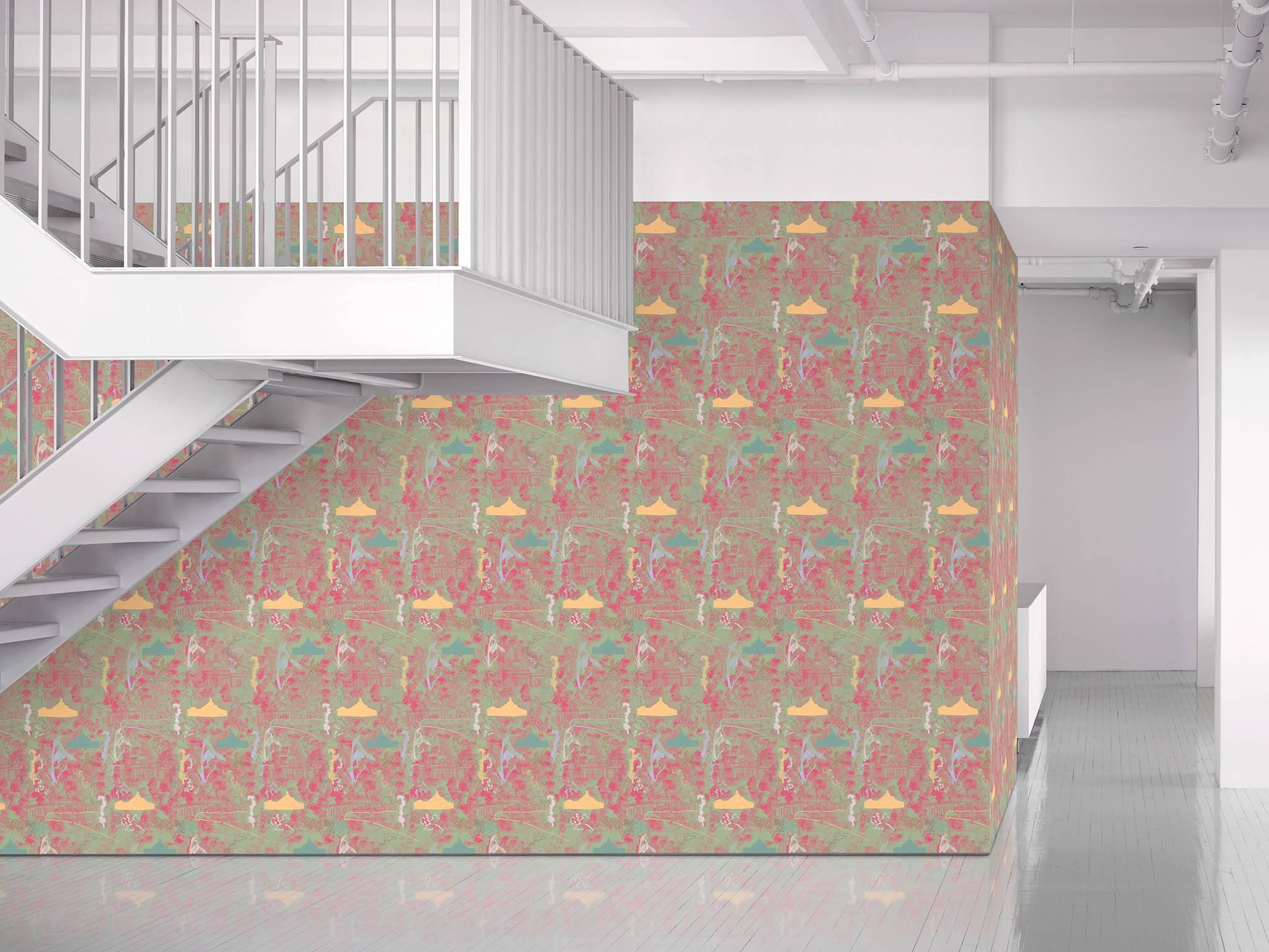 Maharam serpentine galleries wallpaper
Pavilion by Marc Camille Chaimowicz
001 olive

Marc Camille Chaimowicz was among the first to merge performance and installation art. London- and Burgundy-based, he’s known for theatrical installations that