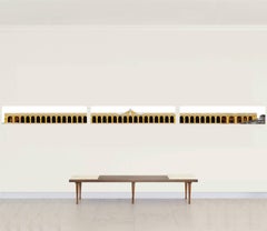 Cartagena 'Bovedas' Long Triptych Photograph Mounted on Plexiglass